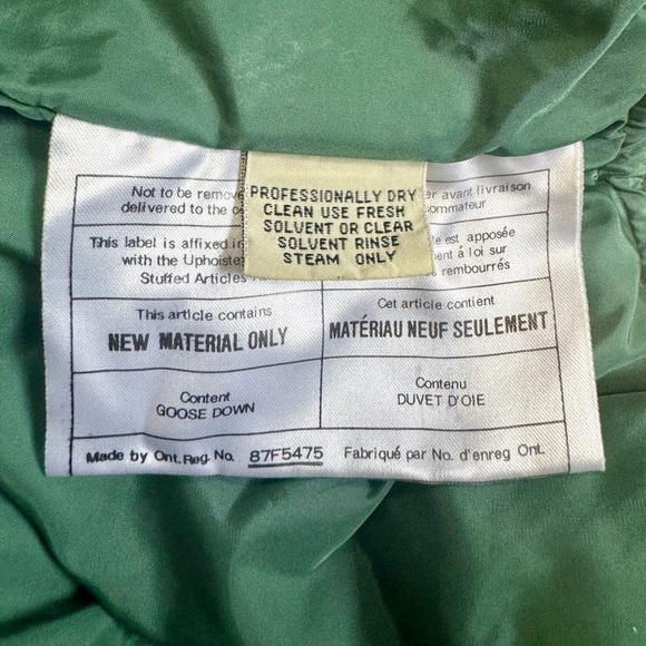 Eddie Bauer: Women’s Vintage Goose Down Deep Green Puffer Vest, Small Petite - Picture 5 of 7